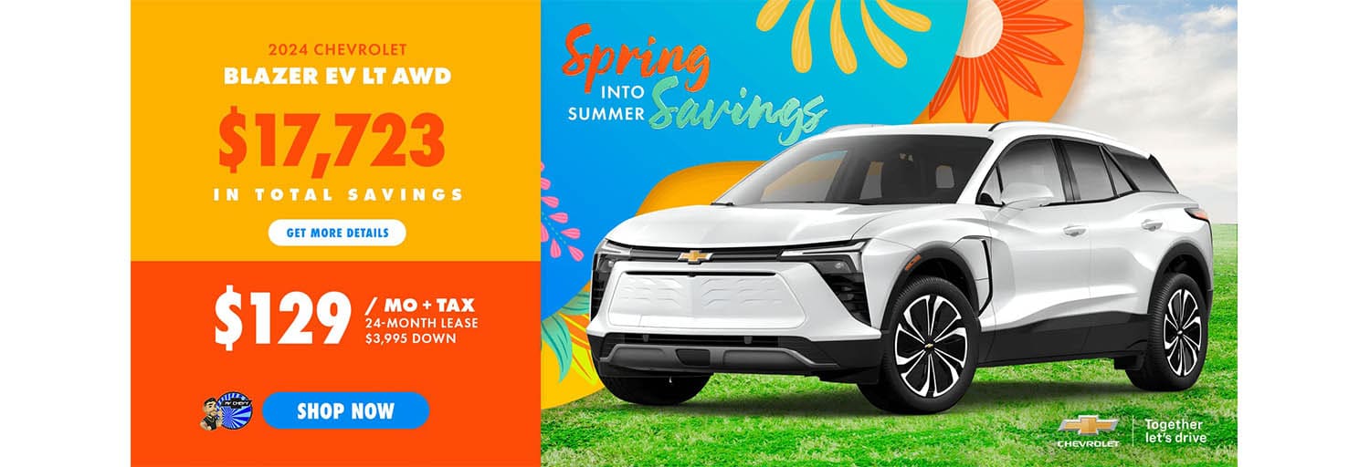 Blazer EV $129 /mo + tax 24-Month Lease